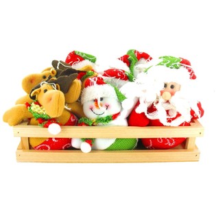 SNOWMAN U SANTA TAL-PLAUSH F'KAXXA TAL-INJAM - MUDELL 2 (12-il biċċa)