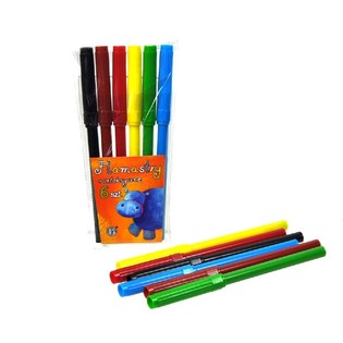 Sett ta' 6 Felt-Tip Pens (Pakk ta' 24)