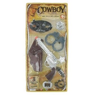 Sett Kbir ta' Cowboy fuq Kartuna (6 biċċiet)