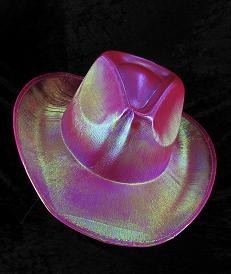 KAPPELL TAL-COWBOY BIL-GLITTER - ROŻA (6 biċċiet)