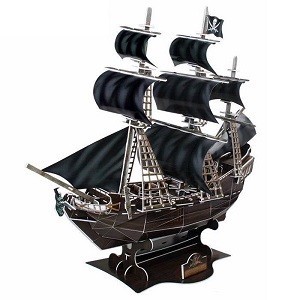 Puzzle 3D - Il-Vapur tal-Pirati Queen Anne's Revenge