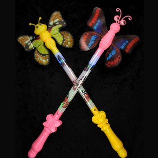 Wand t'Idwal LED bil-Farfett 43cm (12-il biċċa)
