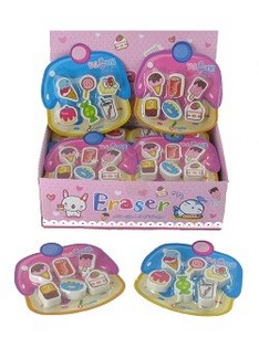Erasers tal-Ikel f'Display (24 biċċa)