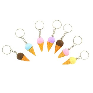 Keychain f'forma ta' ġelat (12-il biċċa)