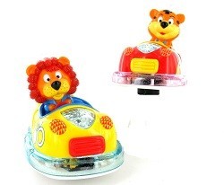 Karozza tal-Logħob Bump & Go bl-Annimali
