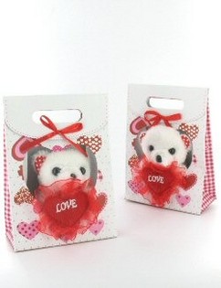 Teddy Bear "I LOVE YOU" fil-Borża (6 biċċiet)