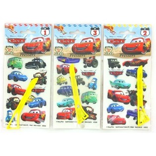 DISNEY CARS RUB-ON TRANSFER STICKERS (24 pz.)