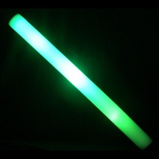 Bastun Led tal-Fowm - Green Party Stick - 45 cm (17-il biċċa)