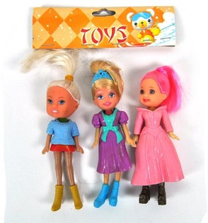 3 Mini Pupi f'Borża (Pakk ta' 10)