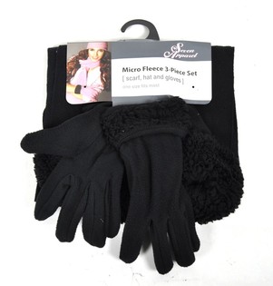Sett Micro Fleece bi 3 Biċċiet Iswed