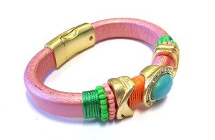 Bracelet tal-Lussu Roża - Stil Ibiza (1 biċċa)