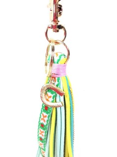 Pendant tal-Boroż / Keyring Lussuż Stil Ibiza Aħdar/Isfar (1 pz)