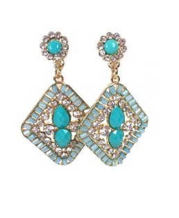 Imsielet Turquoise stil Ibiza (1 biċċa)