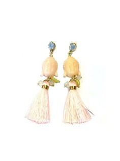 Imsielet Stil Ibiza Buddha Off-White / Roża Ċar (1 pz)