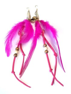 Imsielet stil Ibiza fuchsia bil-fejka (1 pz)