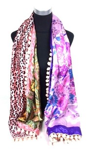 Xall tal-Lussu Reversibbli Ibiza Roża/Lilla/Tiger (1 pz)