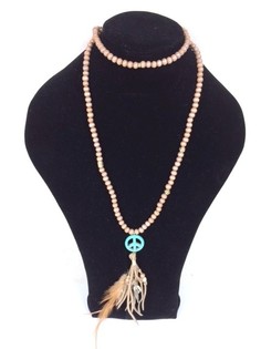Ibiza Look Necklace b'Sinjal Peace Kannella (1 biċċa)