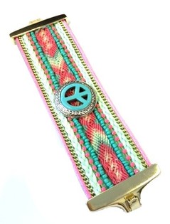 Brazzuletta Wiesgħa Lussuża Mint Ibiza Peace (1 pz)