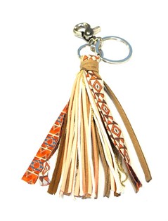 Charm tal-Bags / Portachiavi Lussuż Roża/Kannella (1 pz)