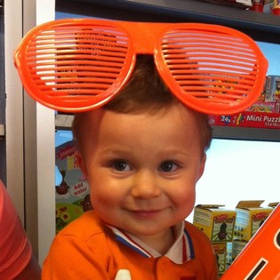 MEGA NUĊĊALIJIET SHUTTER SHADES ORANJO (8 biċċiet)