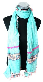 Scarf Lussuż Stil Ibiza Turquoise (1 pz)