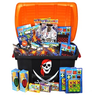 Kaxxa Kbira tal-Pirata b'Teżor Lucky Dip (B'100 Ġugarell Lussuż)