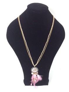 Ibiza Look Necklace Peace Salmon (1 pz)