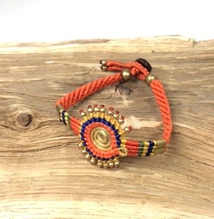 HANDMADE ORIGINALS Brazzuletta Ranġ/Kannella (1 pz)