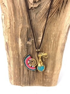 Ġiżirana Ibiza HANDMADE ORIGINALS b’Bluestone Oranġjo/Blu (1 pz)