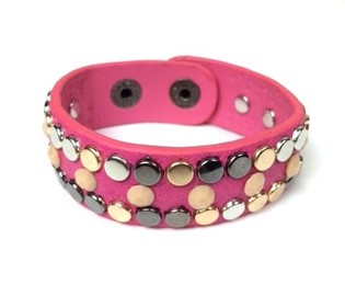 Brazuletta Stil Ibiza Roża bi Studs (1 pz)