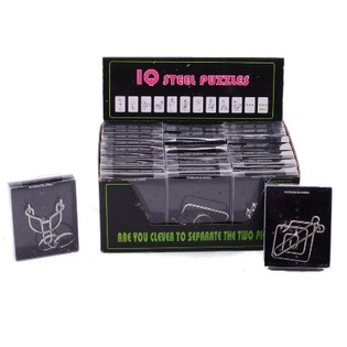 Puzzles Maġiċi tal-Metall f'Display (24 biċċa)