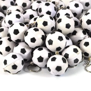 KEYCHAIN BALLUN TAL-FOOTBALL FOAM (50 biċĉa)