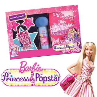 SET TAL-BANJU BARBIE PRINCESS & POPSTAR (6 biċċiet)