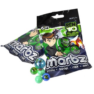 Ben 10 Boċċi f'borża - 5 biċċiet (15-il sett)