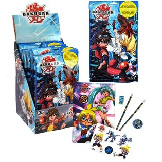 SET TA' RIGAL TAL-ISKOLA BAKUGAN F'DISPLAY (12-il biċċa)