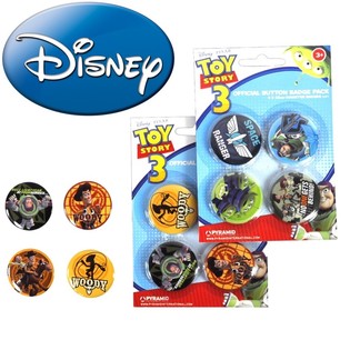 Sett ta' 4 Badges Disney Toy Story (24 pz.)