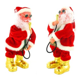 Santa Claus li Jkanta u Jiżfen b'Mikrofonu