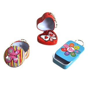 Kaxxi Żgħar tal-Metall għall-Ħażna fuq Keyring (24 biċċa)