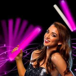 LED Foam Stick ROŻA - Party Stick - 24 biċċa