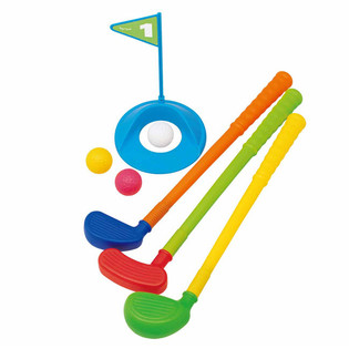 Set tal-Golf Deluxe ta' 9 Biċċiet għat-Tfal (5 biċċiet)