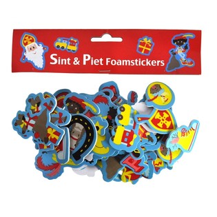 60 Stikers tal-Fowm Sinterklaas & Piet (3 settijiet)