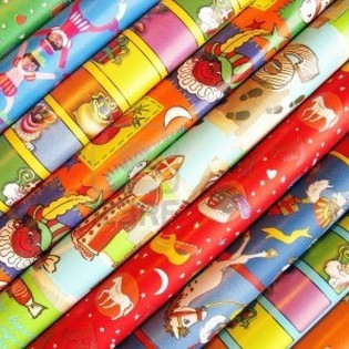 Rollijiet tal-Karta tar-Rigali ta' San Nikola Sinterklaas 250 x 50 cm (5 pcs)