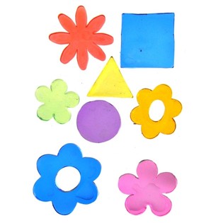 Stickers tad-Dekorazzjoni tal-Ġell Jelly Gems 25 x 16 cm (24 pz)