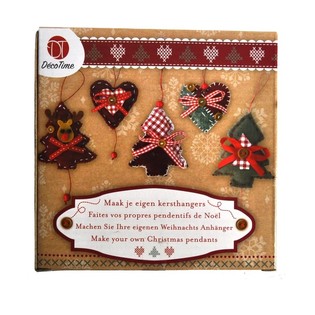 Sett DIY ta' 5 Biċċiet għal Dekorazzjonijiet tal-Milied - Mudell 1 (6 pz.)