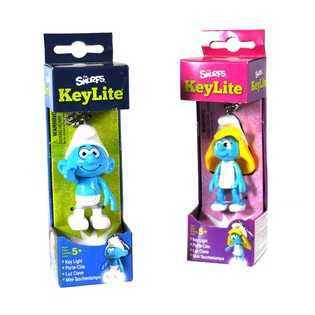 SMURFS FLASH-LIGHT KEYCHAIN F'KAXXA TAR-RIGAL (2 pz.)