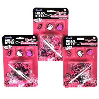 Kit b'Gomom tal-Lastiku biex Tagħmel Brazuletti b'Ciondoli Hello Kitty (12-il biċċa)