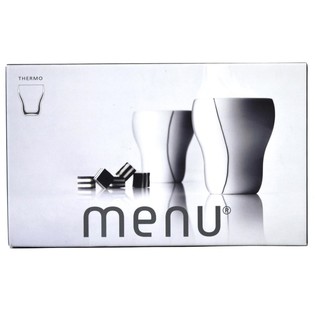 MENU - TAZZA TERMIKA BLACK CONTOUR MEDJA 320 ML, SET TA' 2