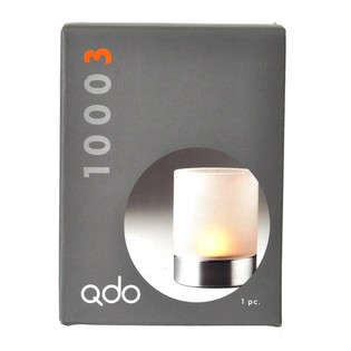 QDO - Detentur tax-Xemx Hurricane Stainless Steel / Ħġieġ Mat (1 pz.)