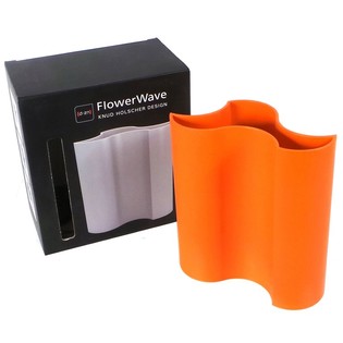 D-ZN - Vażun tal-Fjuri Flowerwave - Oranġjo (1 pz.)