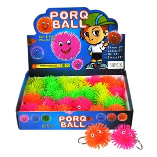 Keychain bil-Ballun Puffer jixgħel (29 biċċa)